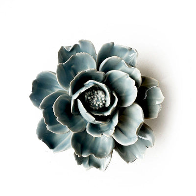 Ceramic Flower Blue Rose