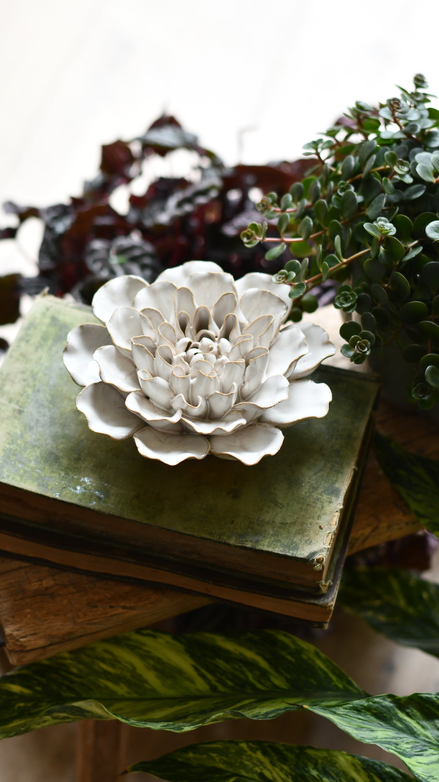 Ceramic White Flower