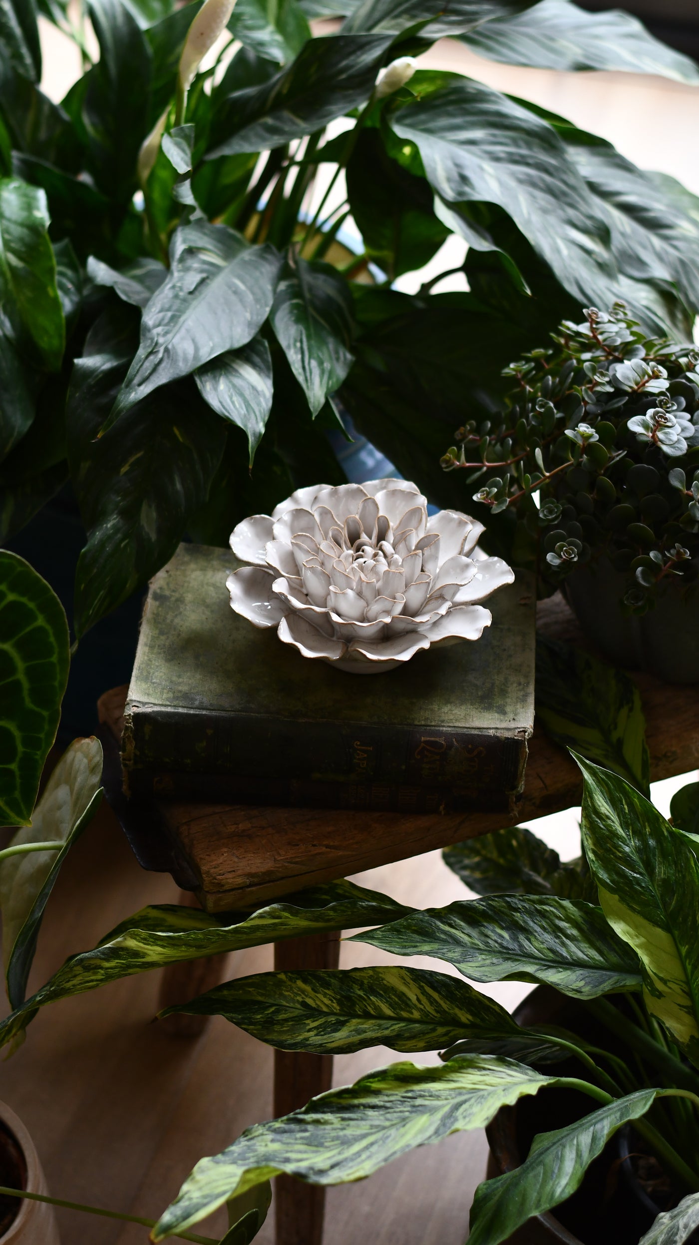 Ceramic White Flower