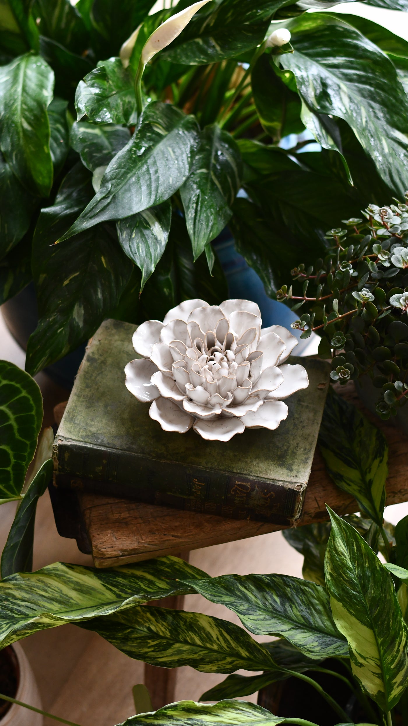 Ceramic White Flower