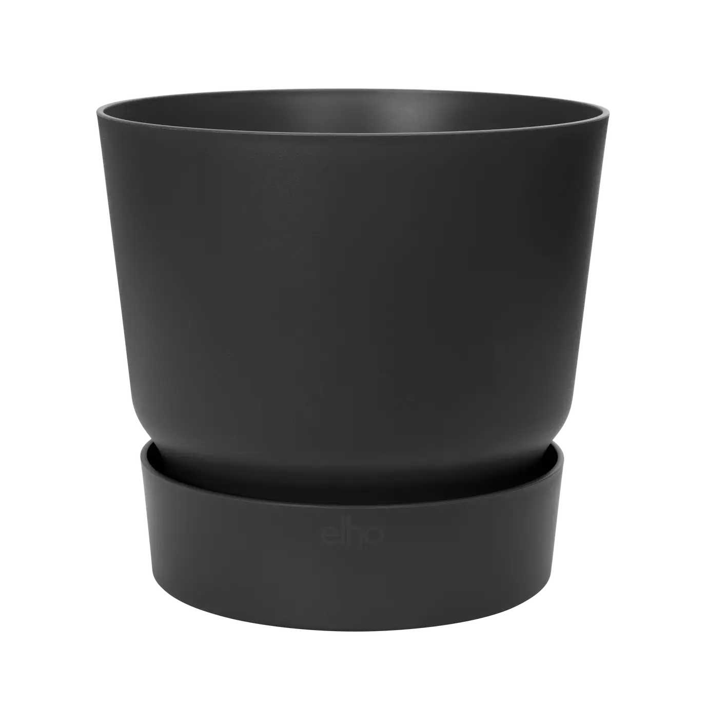 Greenville Round Plant Pot Black 25cm