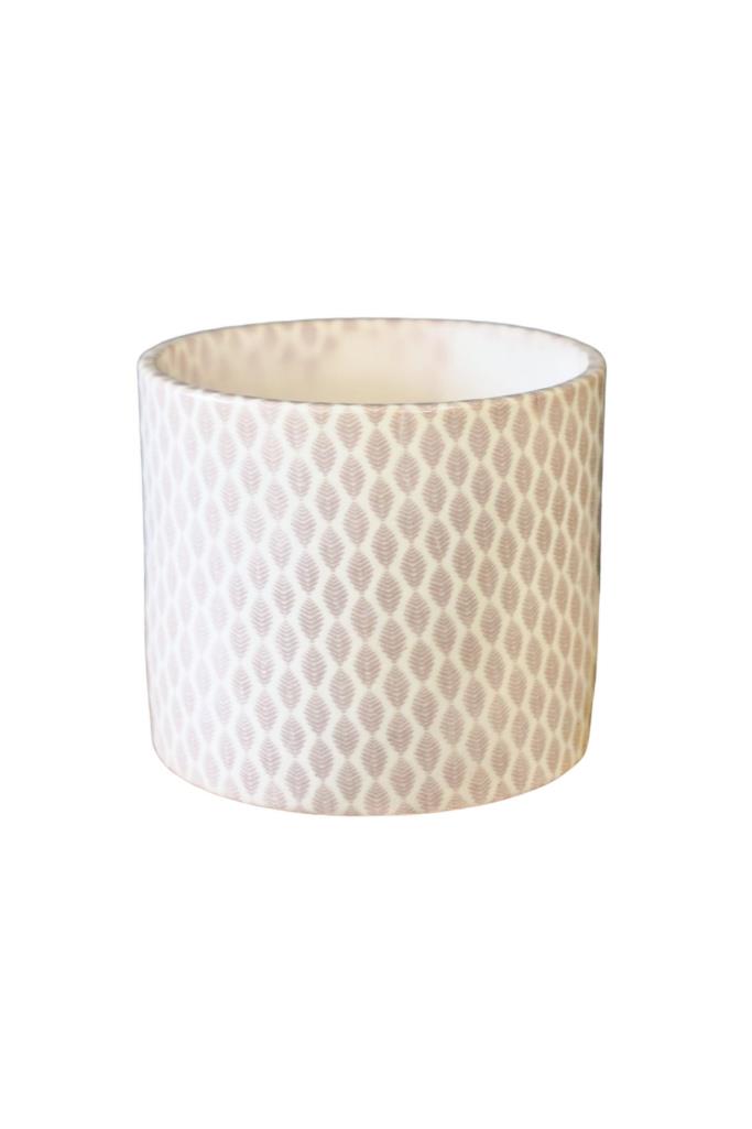 Taupe planter , Linen 15cm