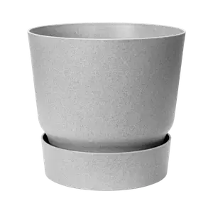 Greenville Round Plant Pot Concrete 25cm